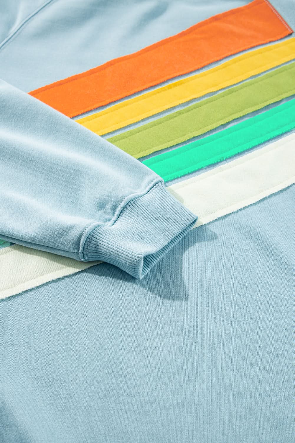 Vibrant colorblock sweatshirt - Love Salve